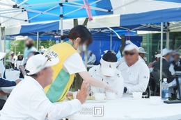 신천지자원봉사단 부산동부지부, ‘부산시장배 전국장애인 론볼 선수권 대회’서 나눔 펼쳐
